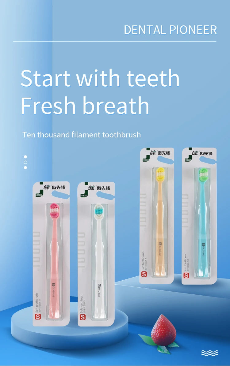 4 Soft Bristled Toothbrushes | Enhanced Oral Hygiene for Adults