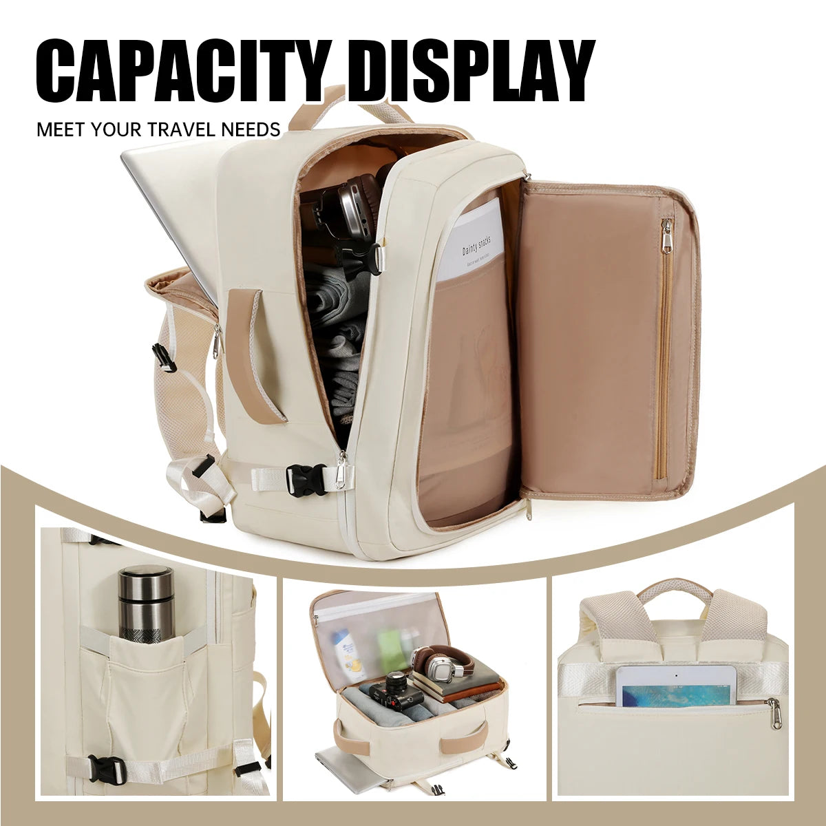 Large Capacity Versatile Backpack for Business & Travel