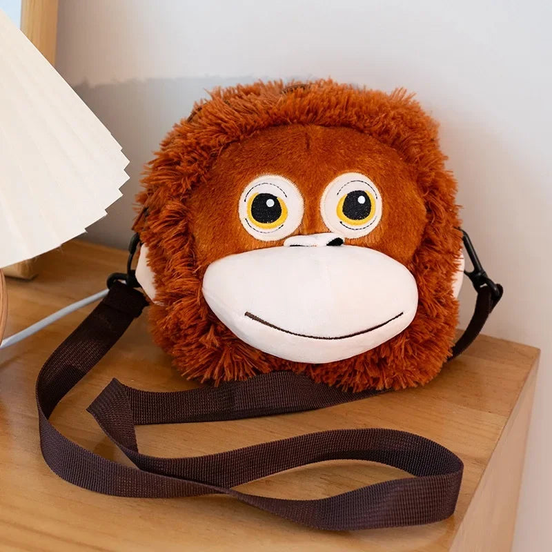Cartoon Gorilla Plush Toy | Soft Stuffed Doll for Kids and Decor