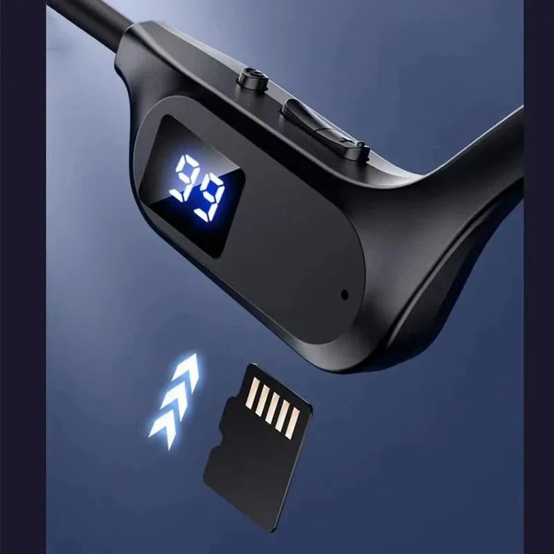 Bone Conduction Wireless Earphones for Sports | Swim & Run Hands-Free