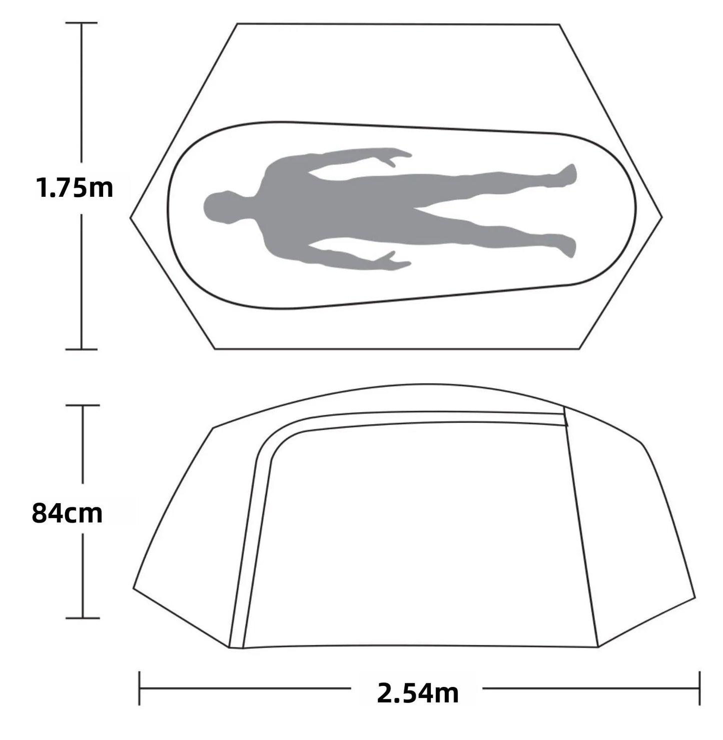 Rainproof Tactical Outdoor Camping Tent | Foldable Hiking Shelter