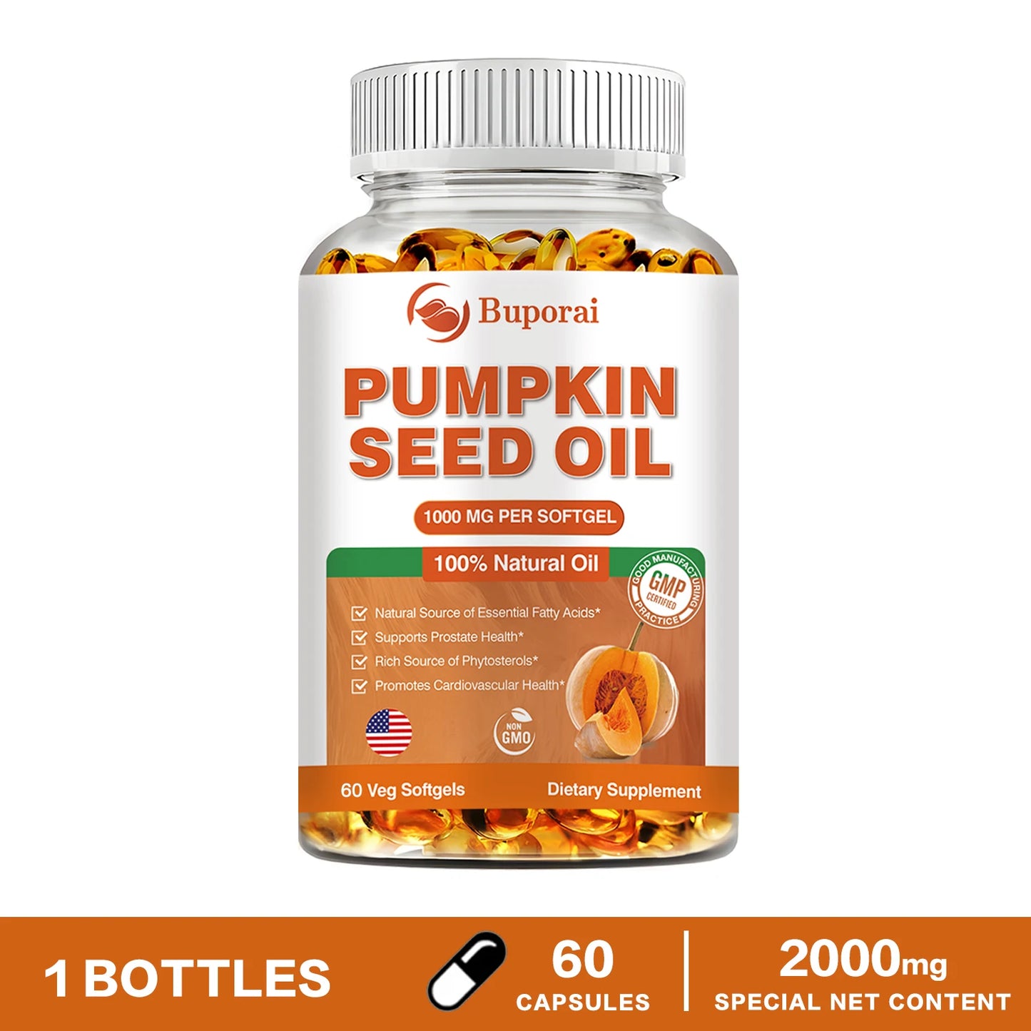 Pumpkin Seed Oil for Hair Growth & Prostate Health | Essential Support