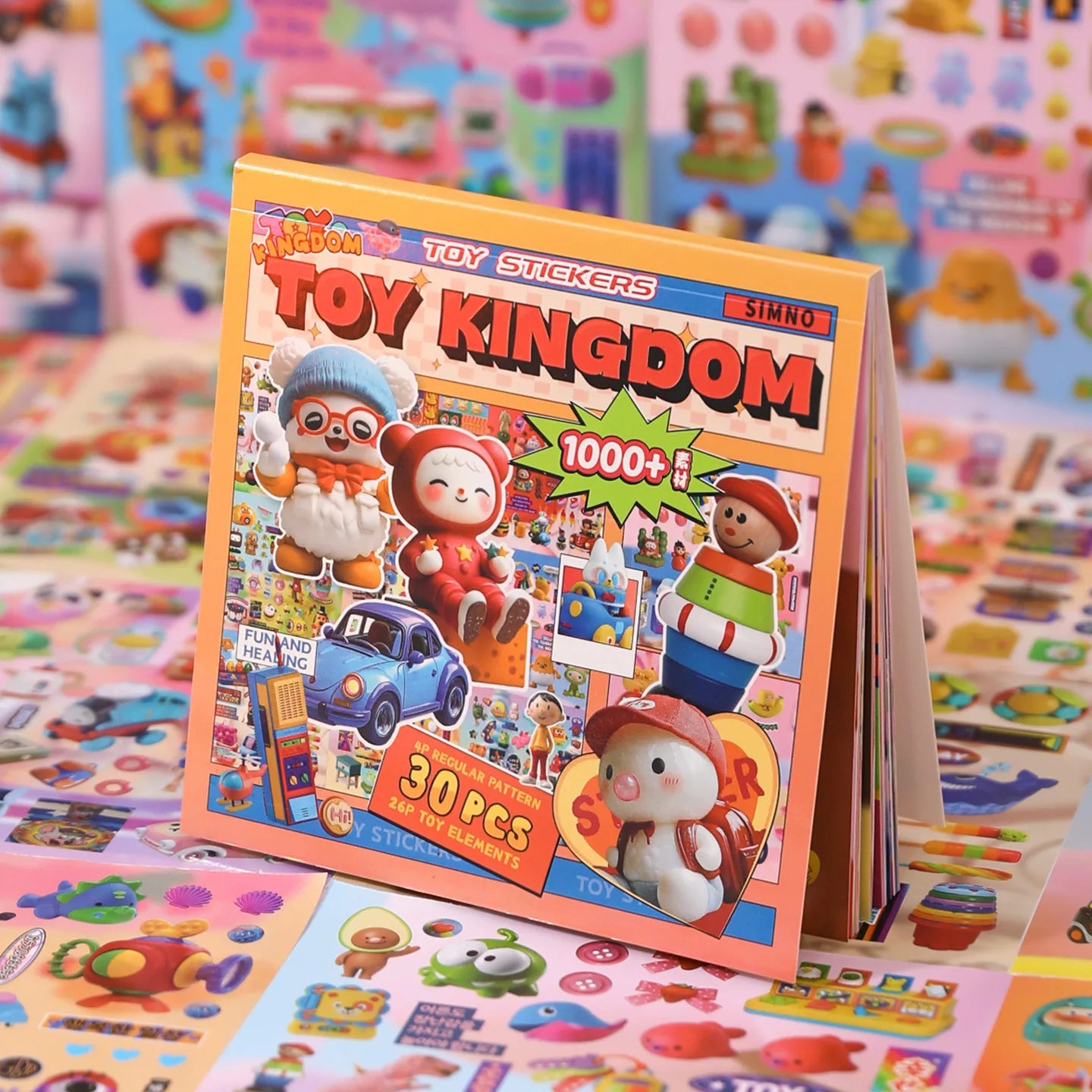 Cute Decorative Sticker Book | 30 Sheets Stationery Gift for Kids