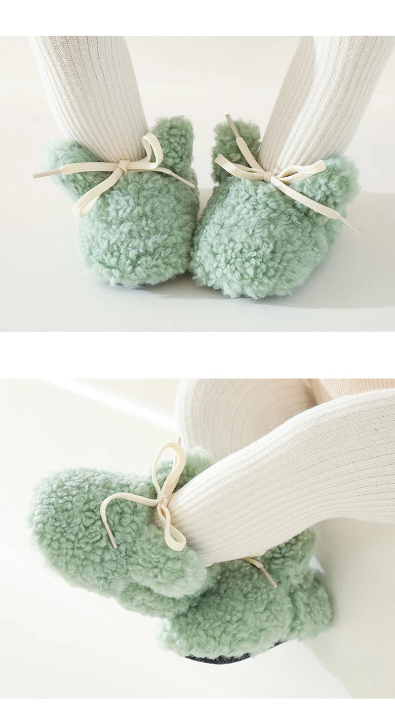 Warm Winter Baby Booties | Soft Anti-Slip Crib Shoes for Infants