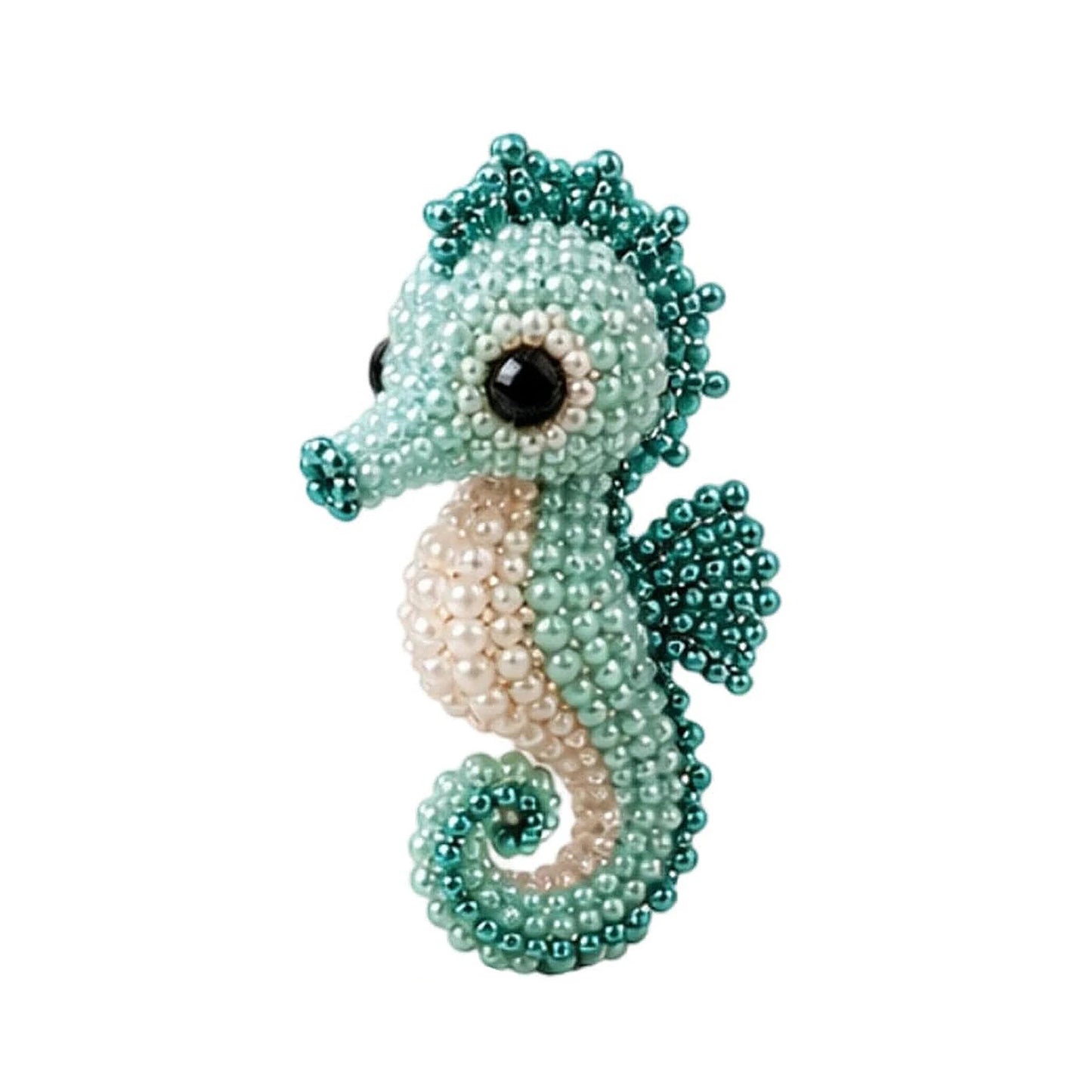 DIY 3D Animals Bead Craft Kit | Colorful Bead Embroidery Set