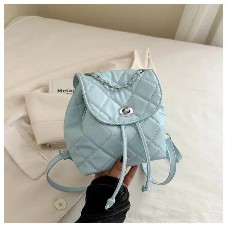 Bolso de hombro informal de verano con diseño de cuadros y gran capacidad