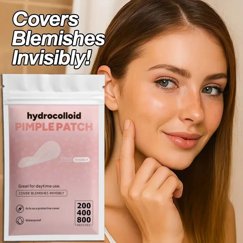 Invisible Clear Pimple Patch Set – Hydrocolloid Acne Stickers