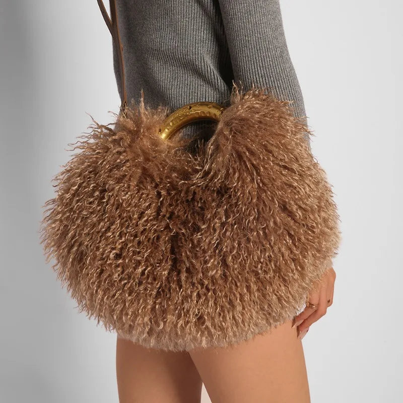 Bolso de hombro de piel sintética para mujer | Elegante bolso de playa para toda ocasión