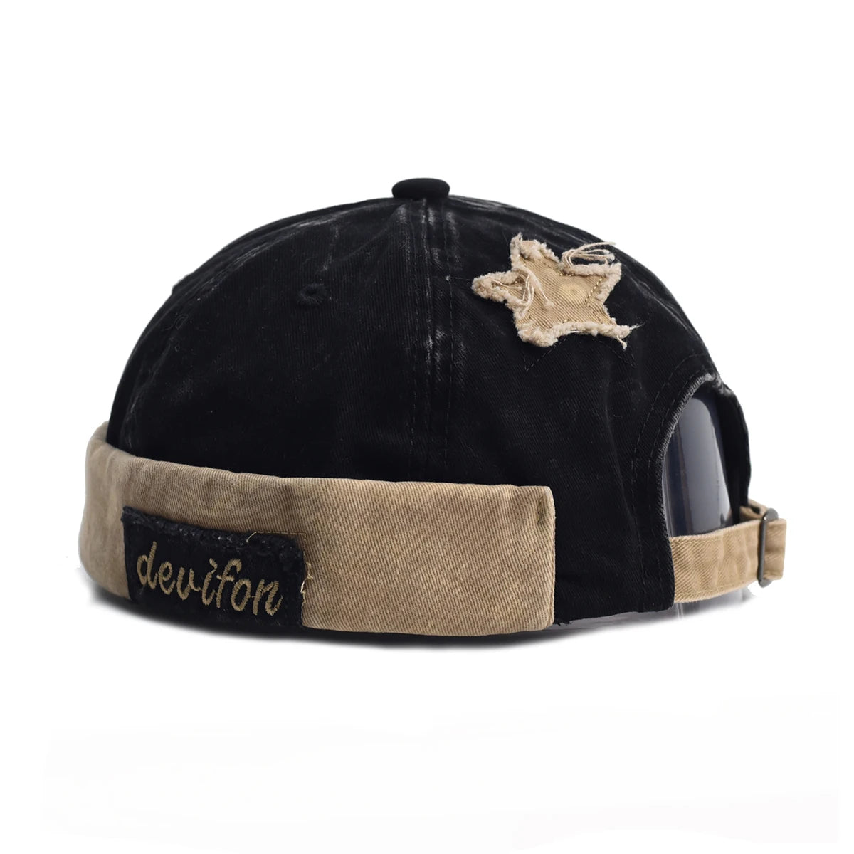 Washed Docker Beanie | Brimless Retro Street Style Cap