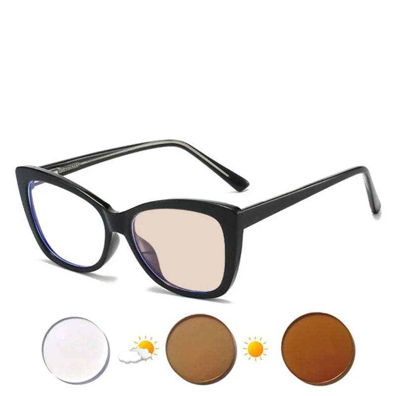 Gafas de Miopía Personalizadas con Bloqueo de Luz Azul y Lentes Fotocromáticas
