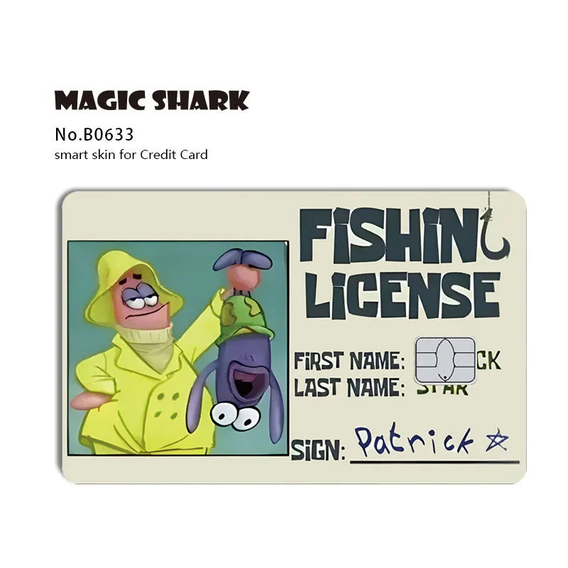 Cartoon Waterproof Skin Cover Sticker for Credit and Debit Cards