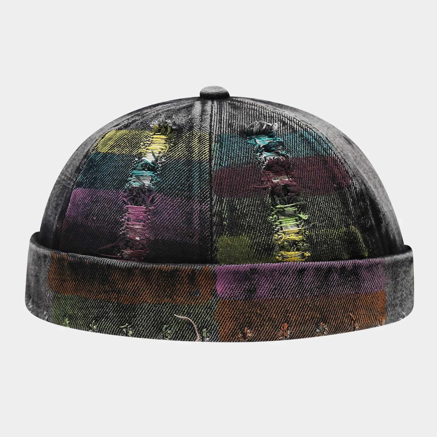 Adjustable Denim Docker Cap | Retro Hip Hop Unisex Streetwear