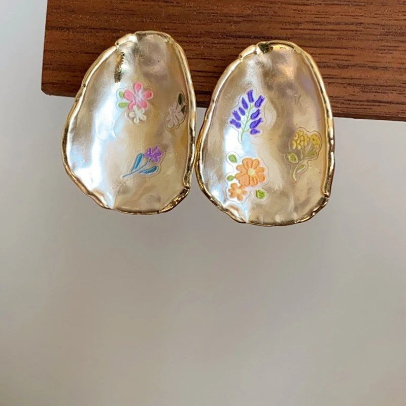 Elegant Flower Earrings for Women | Exquisite Vintage Jewelry