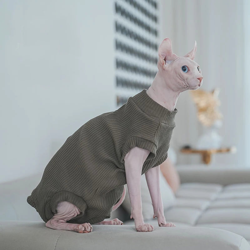 Soft All Season Pajamas for Sphynx Cats | Comfortable Cat Vest