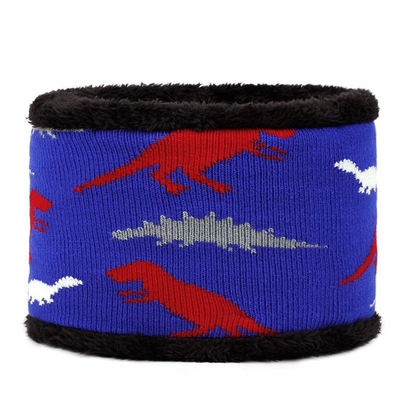 Kids Dinosaur Hat, Glove & Scarf Set | Warm Winter Accessories