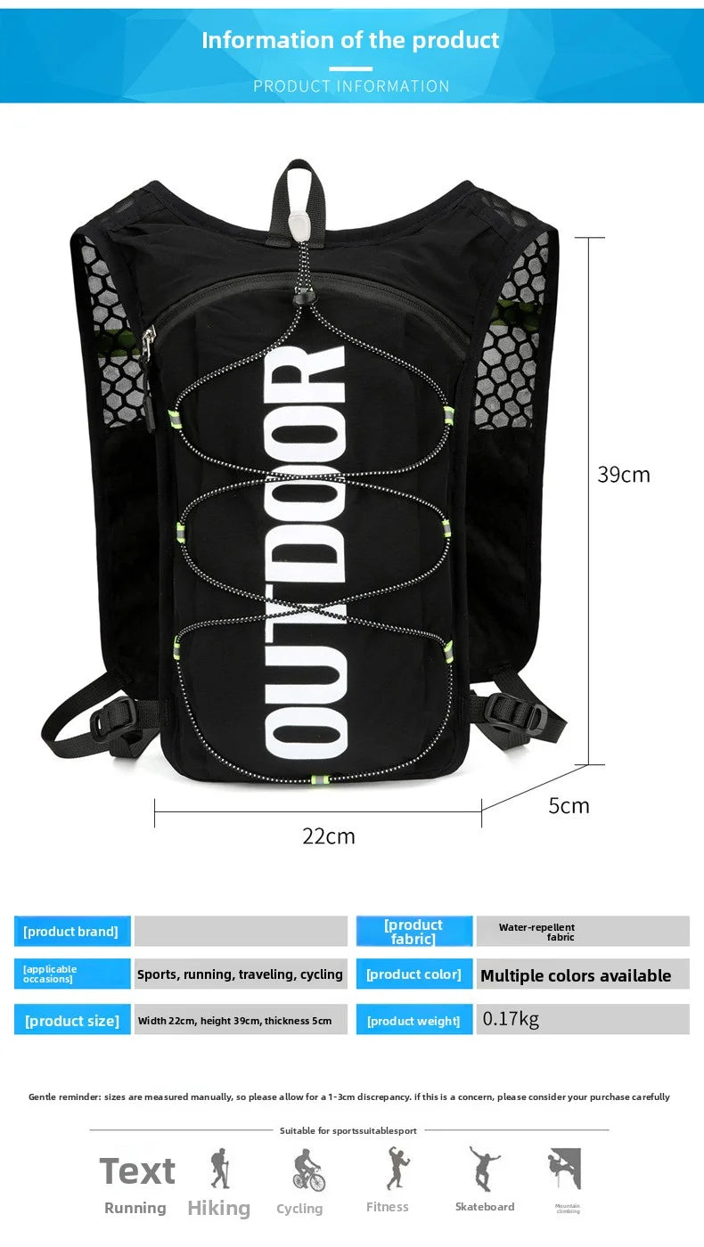 Lightweight Running Hydration Vest Backpack | Water-Saving Comfort