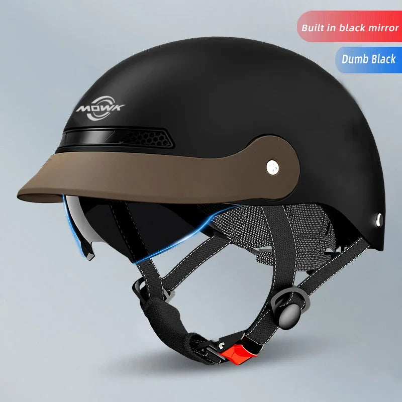 Summer Breathable Open Face Motorcycle Helmet for Adults