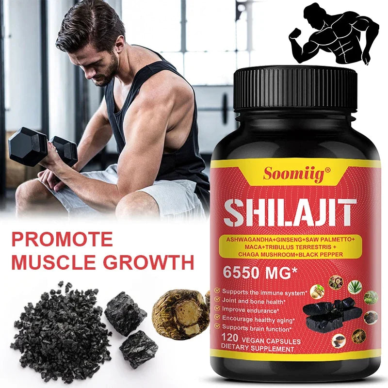 Pure Himalayan Shilajit Capsules | Support Healthy Aging & Recovery