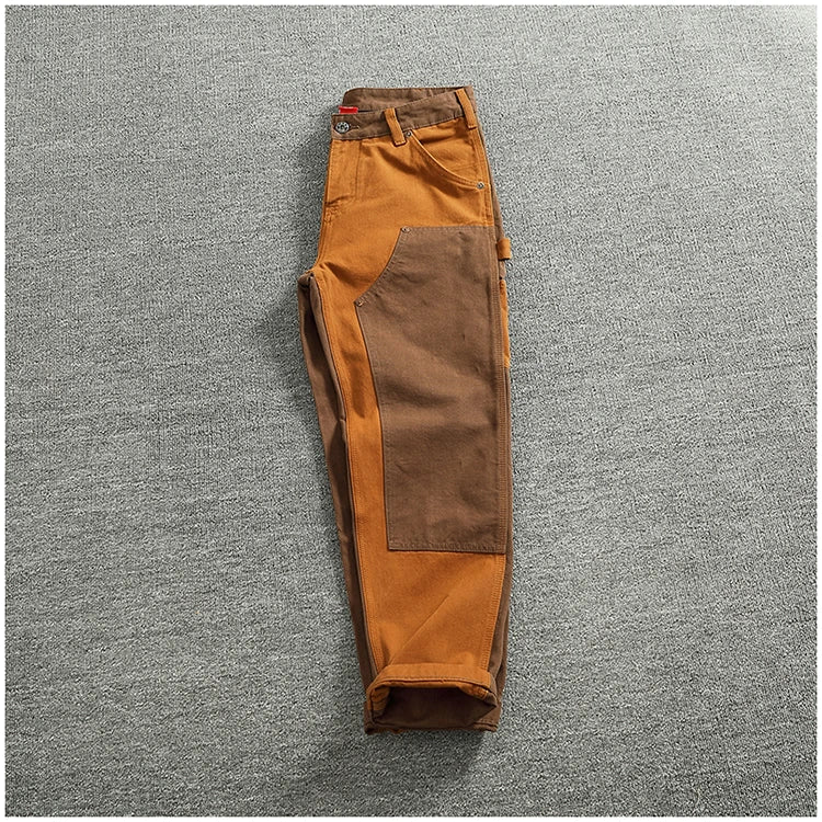 Vintage Cargo Overalls for Men | Stylish Heavy Canvas Pants