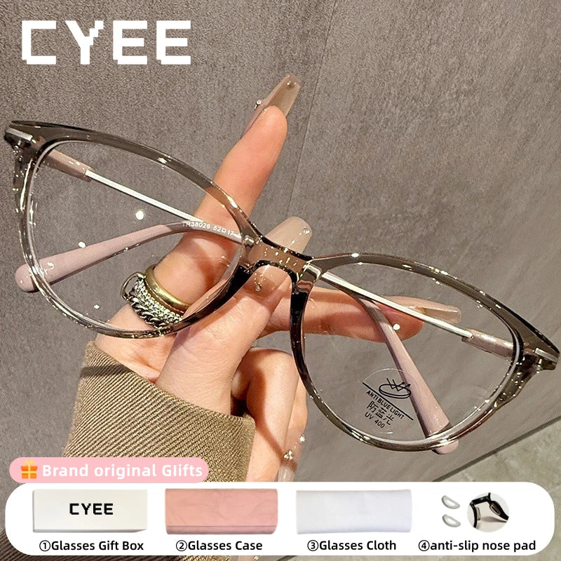 Stylish Women's Cat Eye Anti Blue Light Glasses | Prescription Ready