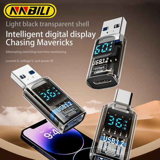 USB 3.2 Digital Display Adapter | Fast Charging USB C Converter