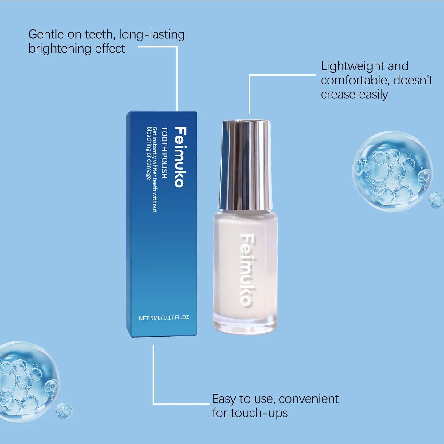 Gentle Daily Teeth Cleaner | Stain Removal & Odor Reduction