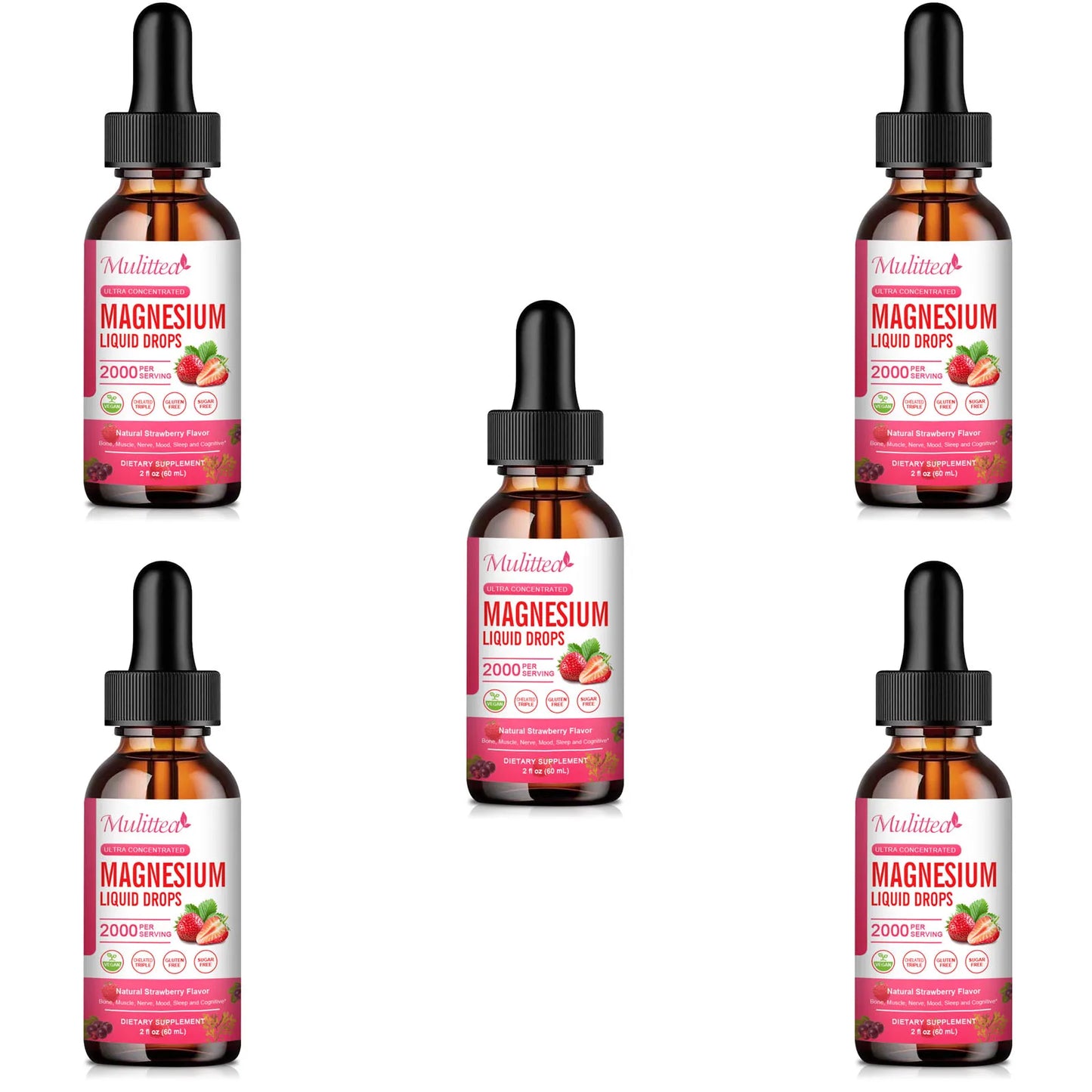 High Potency Liquid Magnesium Glycinate for Relaxation and Sleep