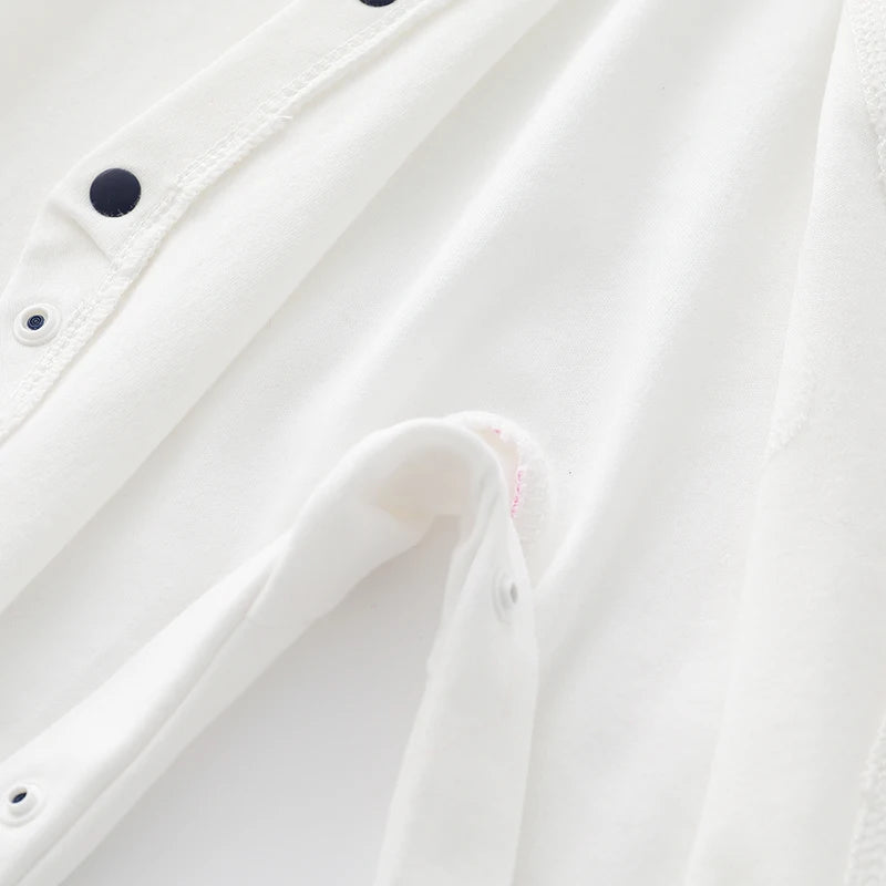 Cozy Pure Cotton Baby Long-Sleeved Rompers | Autumn Essentials