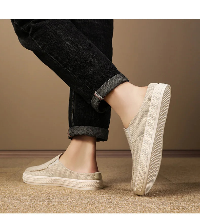 Men's Summer Breathable Half Slippers | Comfortable Casual Shoes