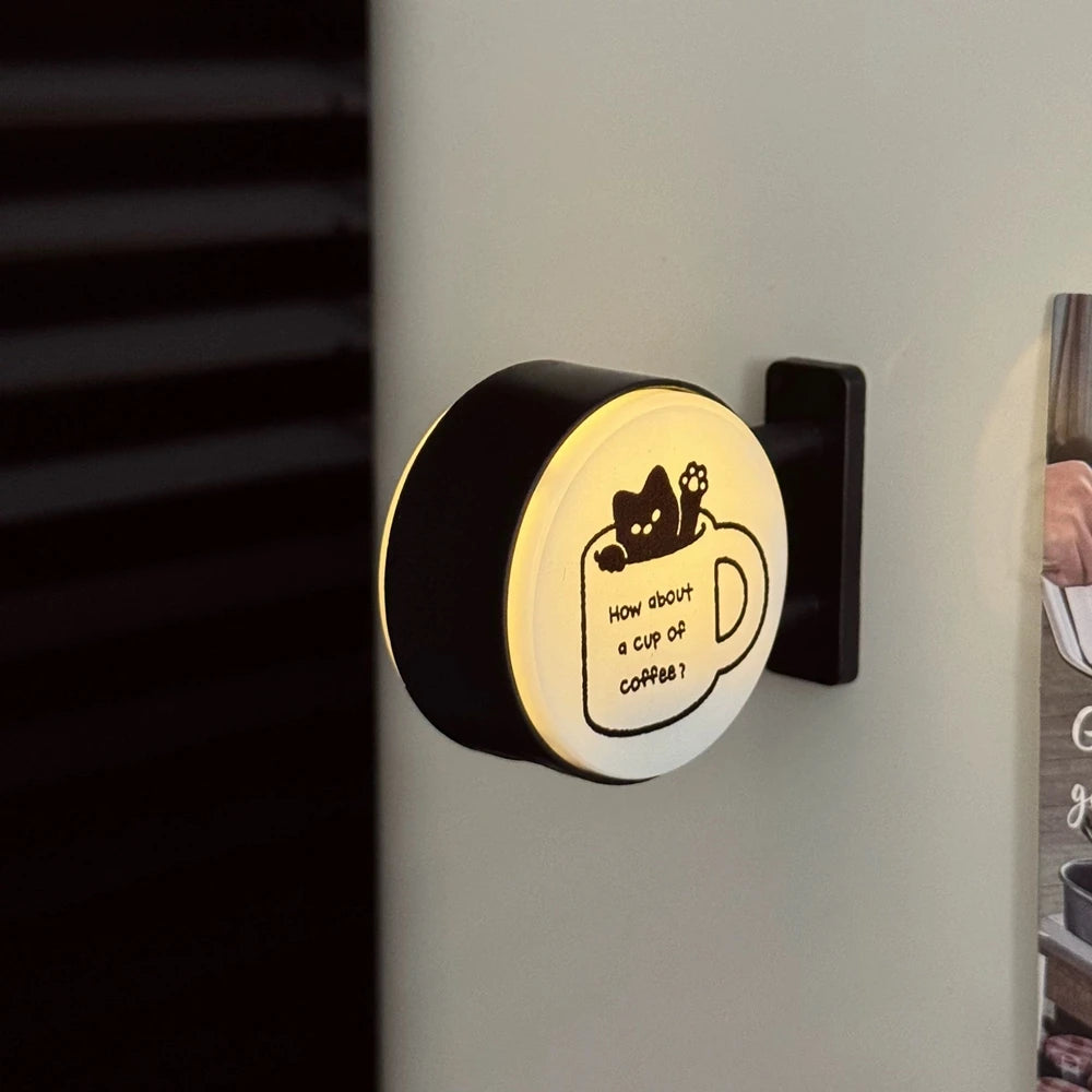 Retro Coffee Corner Refrigerator Magnet | Glowing Home Decor