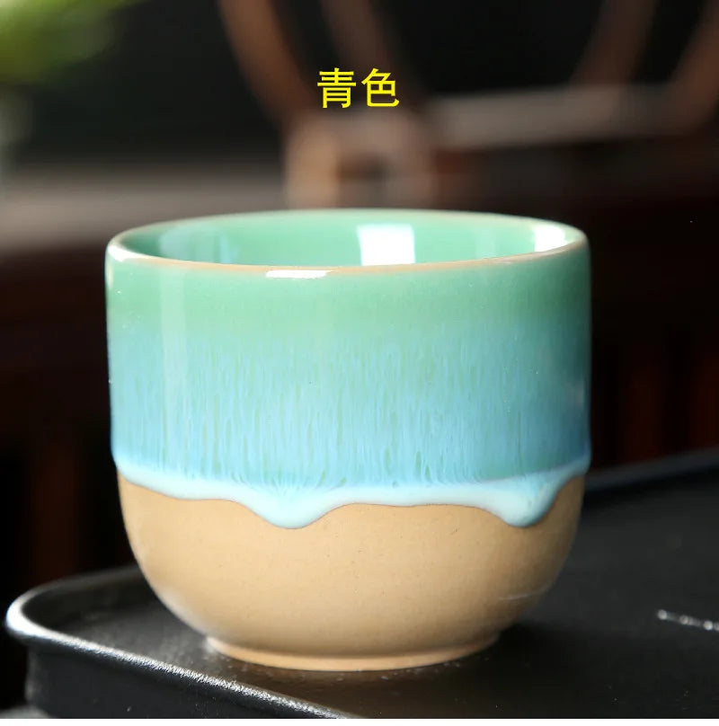 Taza de café de cerámica con degradado vintage | Elegante taza de té para cada sorbo