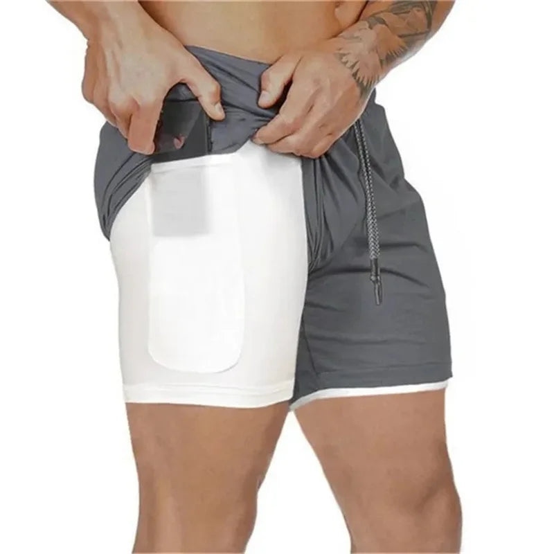Men's Double-Decker Sport Shorts | Perfect for Summer Fitness