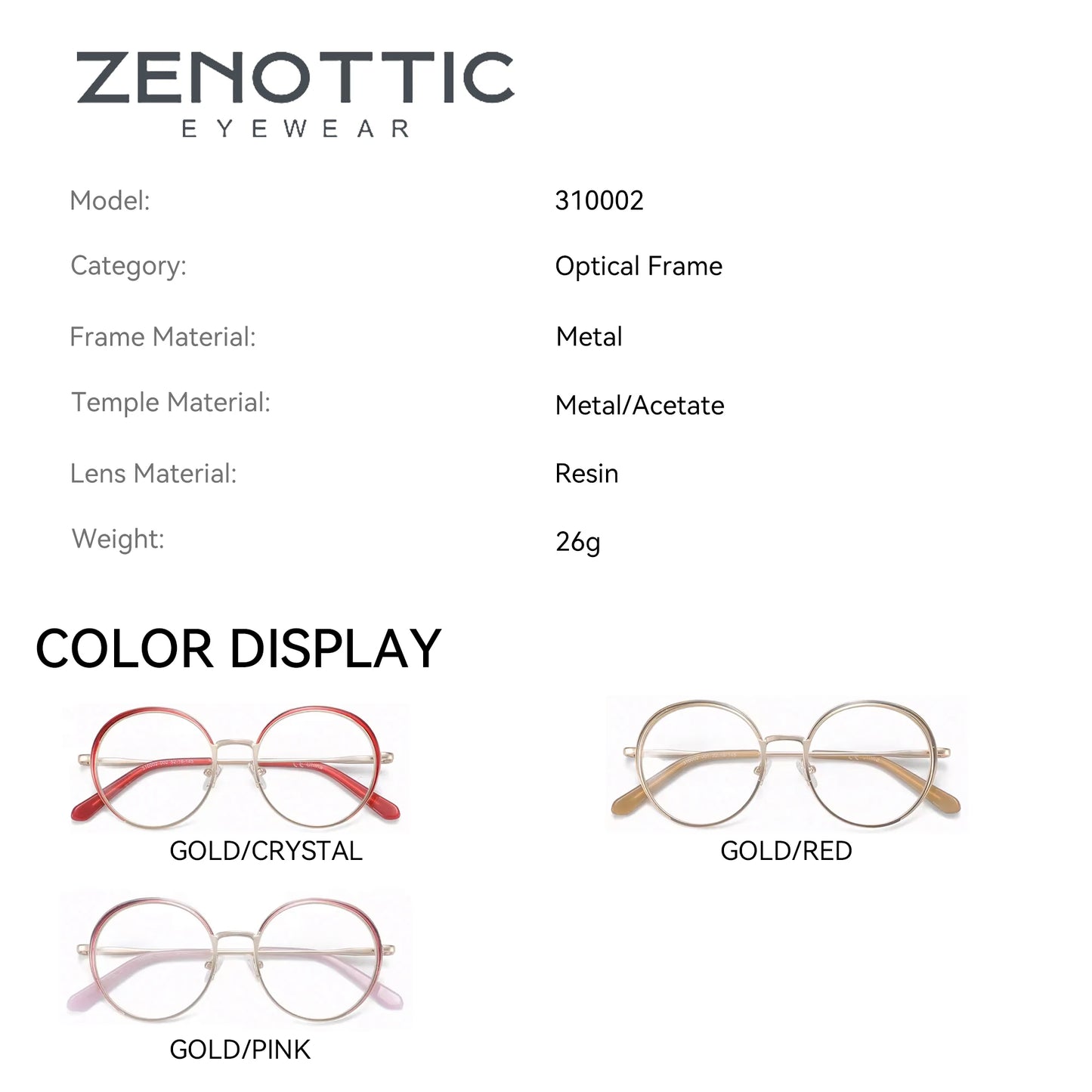 Stylish Women's Round Prescription Glasses | Fashion Forward Eyewear