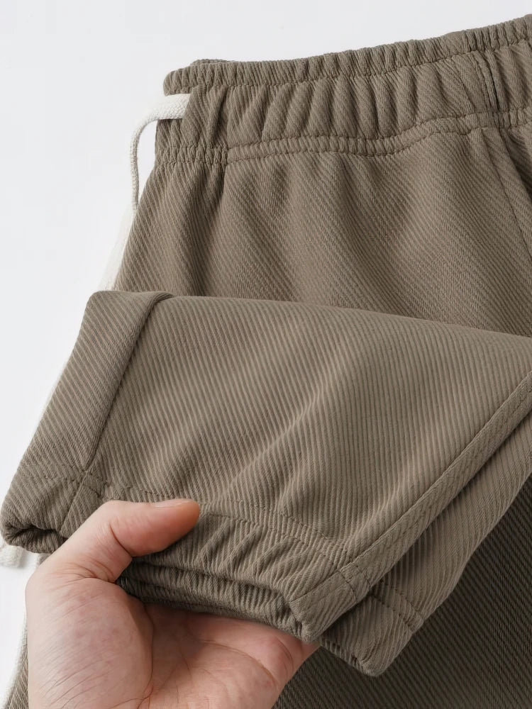 Cotton Twill Baggy Jogger Pants for Men | Breathable Casual Wear