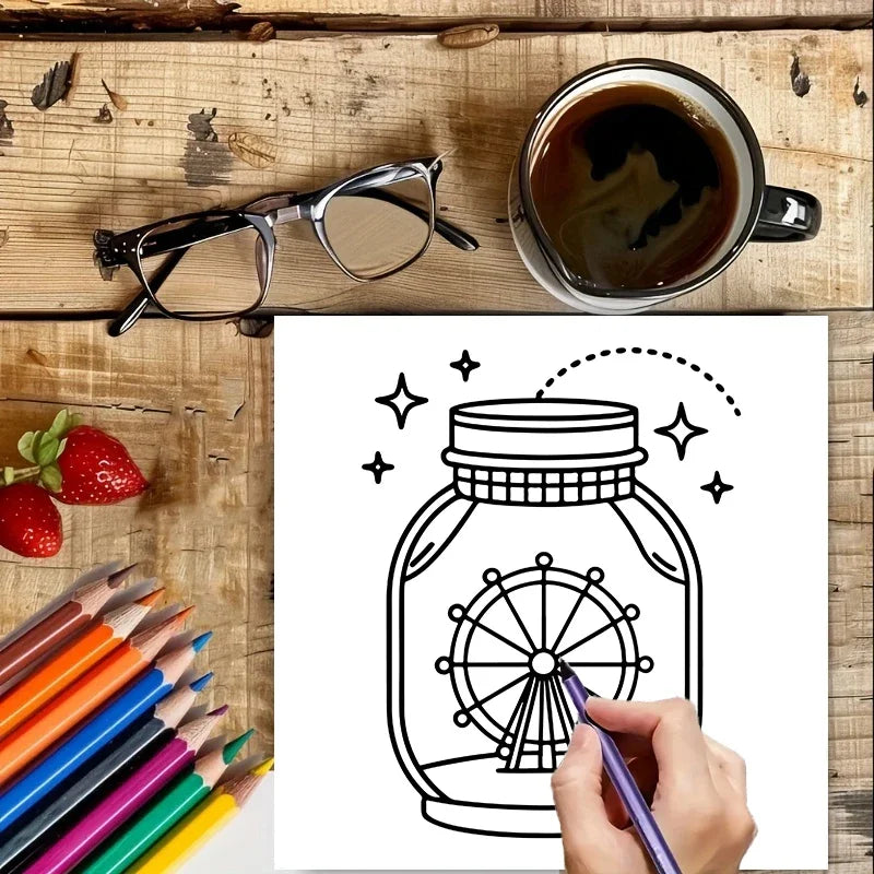 Enchanting Coloring Book for Adults | Fun & Stress Relief Gift