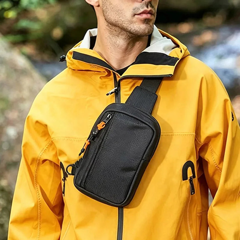 Black Men's Bag Fashion Nylon Small Casual Men Mini Handbags Male Cross Body Shoulder Messenger Bags For Men Purses