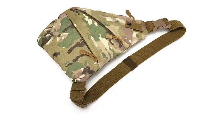 Men's Camouflage Tactical Chest Bag | Waterproof Crossbody Bag