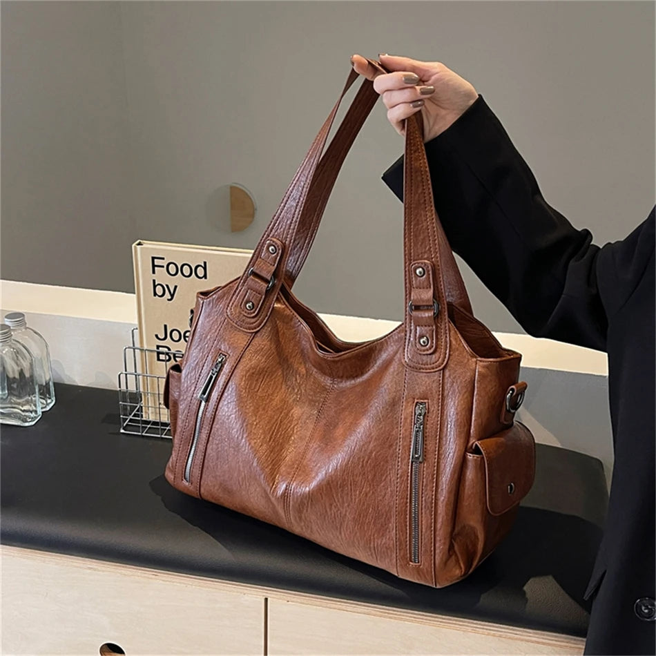 Stylish Large Capacity Shoulder Handbag | Versatile Tote Bag for Women