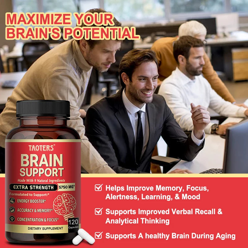 Advanced Nootropic Brain Capsules | Memory, Focus, Clarity Support