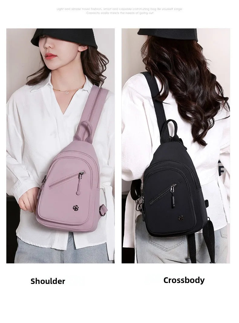 Stylish Urban Minimalist Chest Bag for Women | Multi-Functional Satchel