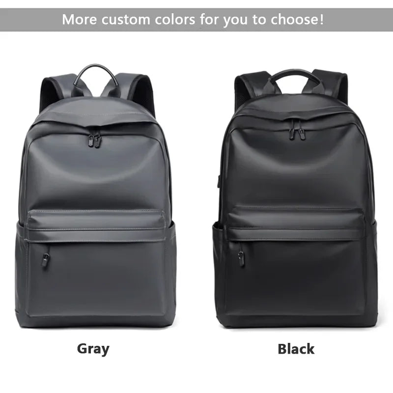 Stylish Men's Leather Backpack | Durable Laptop Bag for Teens