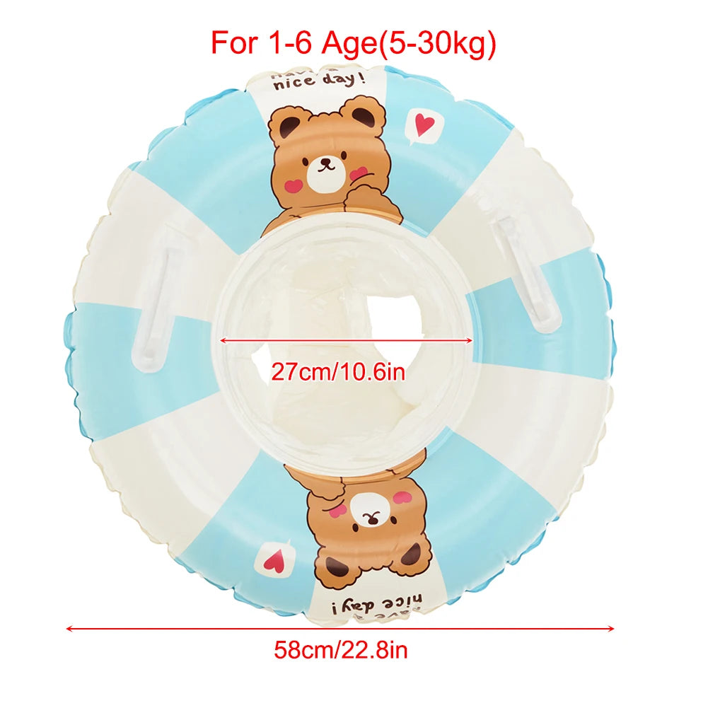 Inflatable Pool Float for Kids | Baby Swim Seat Ring for Water Fun