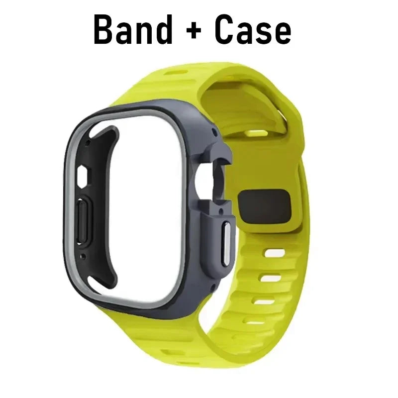 Versatile TPU Case & Silicone Strap for Smartwatches
