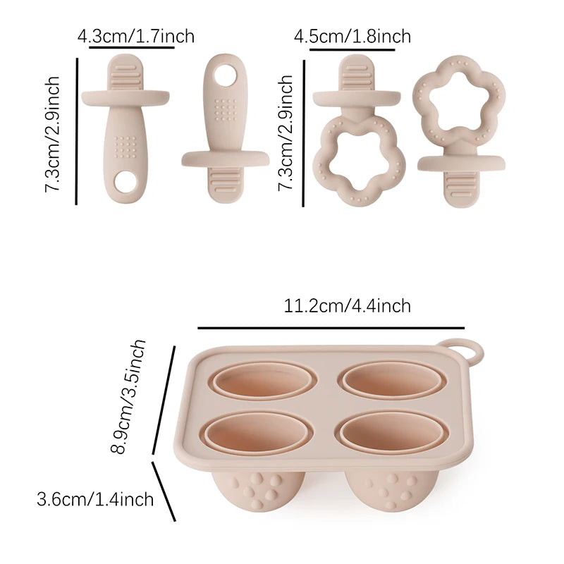 Silicone Baby Popsicle Molds | Fun Healthy Treats for Kids