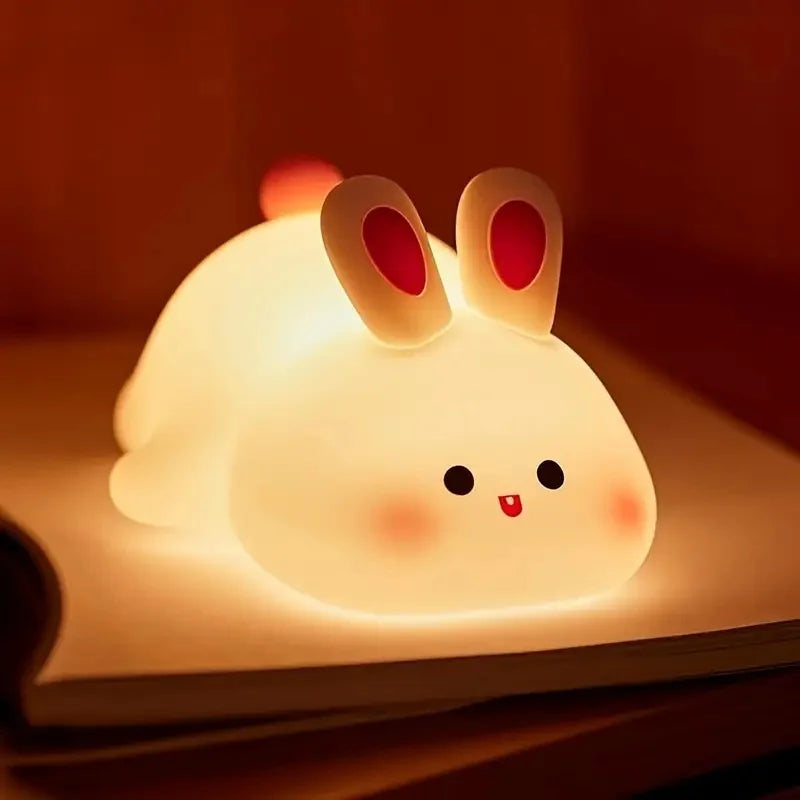 Cute Animal Silicone LED Night Light | Adorable Sleep Lamp