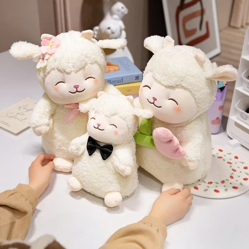Cute Soft Sheep Plush Doll | Adorable Hugging Gift for Kids