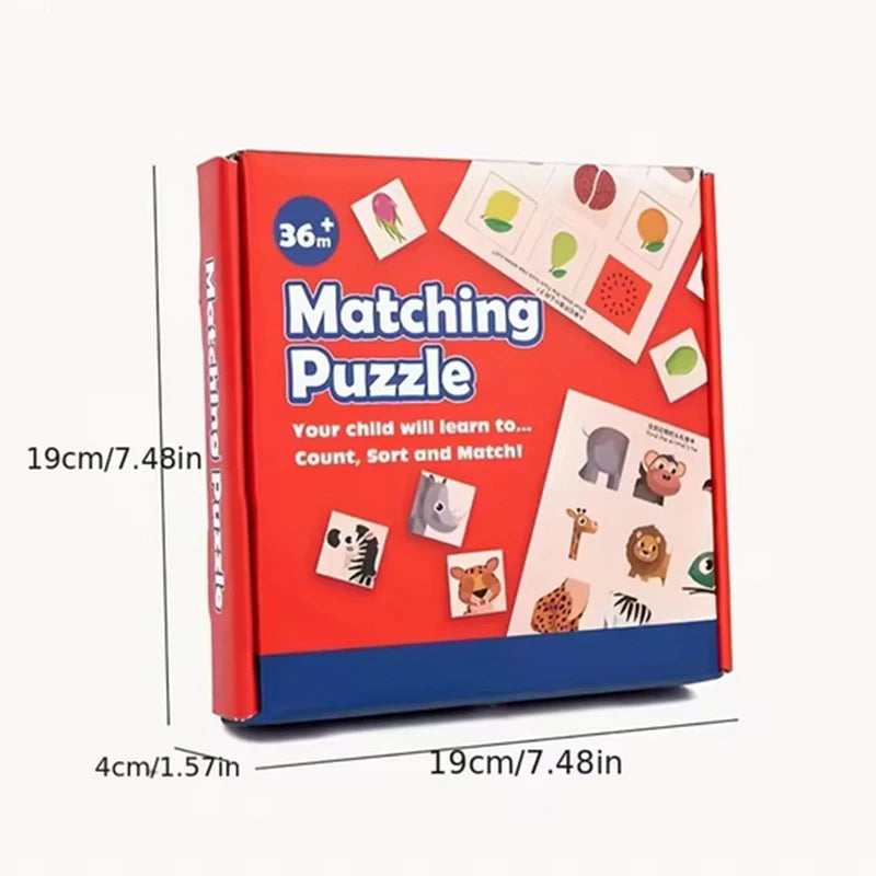Wooden Cognitive Matching Puzzle | Fun Educational Toy for Kids