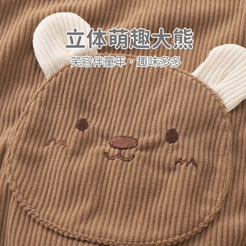 Comfy Open-Crotch Baby Overalls for Boys and Girls | Autumn Style