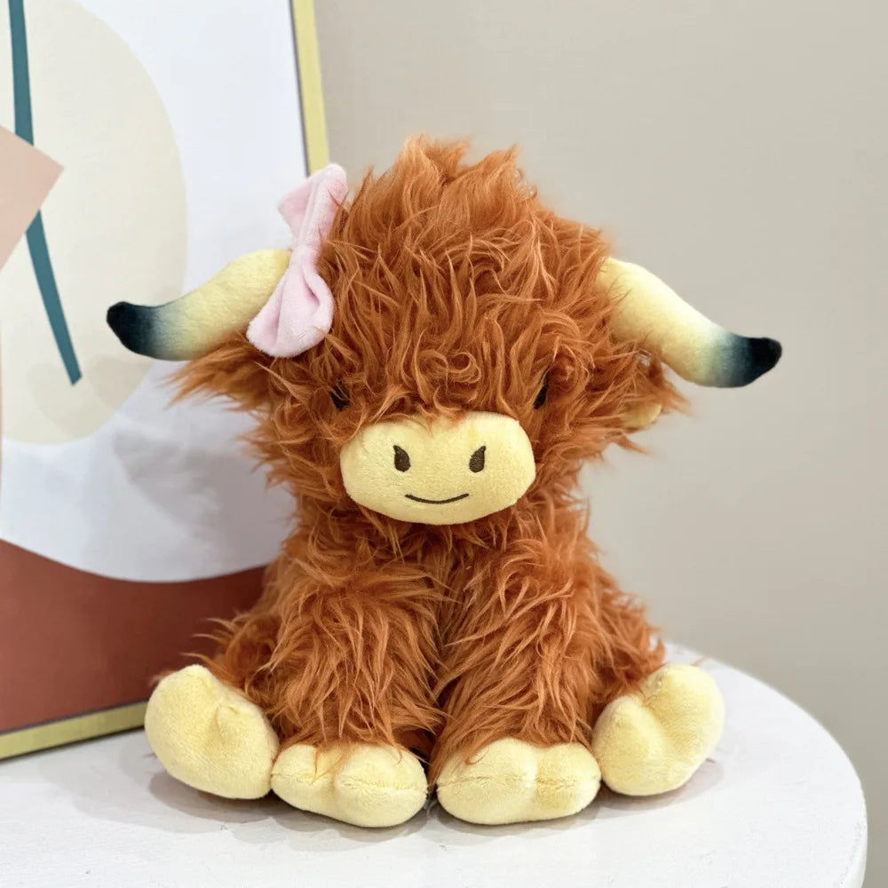 Adorable Highland Cow Plush Toy | Soft & Cuddly Stuffed Animal