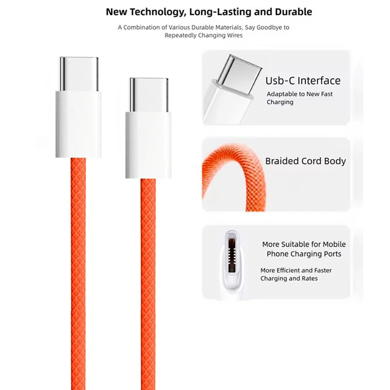 Super Fast Charging Type C Cable | Quick Data Transfer Cord